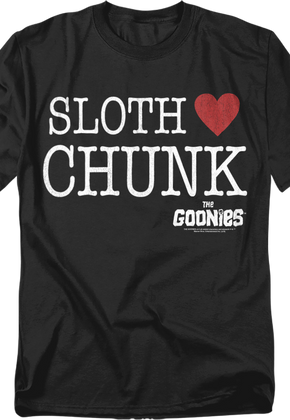 Sloth Loves Chunk Goonies T-Shirt