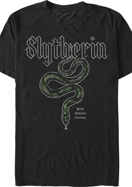 Slytherin Pride Ambition Cunning Harry Potter T-Shirt - main product image