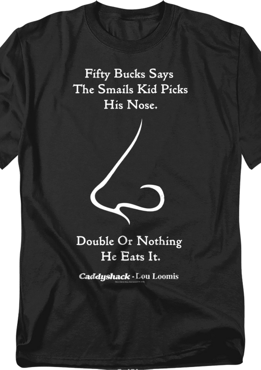 Smails Kid Picks His Nose Caddyshack T-Shirt - main product image