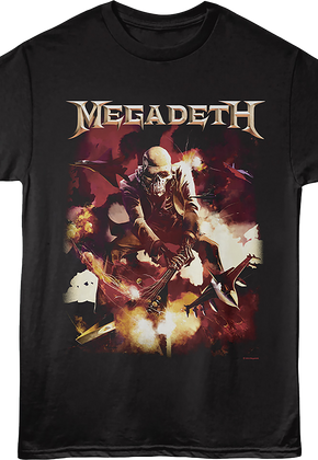 Smashing Guitar Megadeth T-Shirt