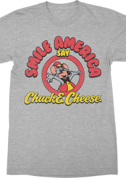 Smile America Say Chuck E. Cheese T-Shirt - main product image