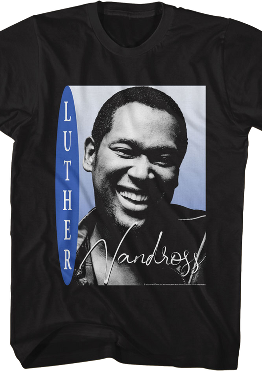 Smile Luther Vandross T-Shirt - main product image