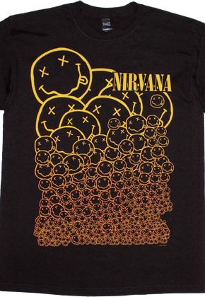 Smiley Face Logos Nirvana T-Shirt