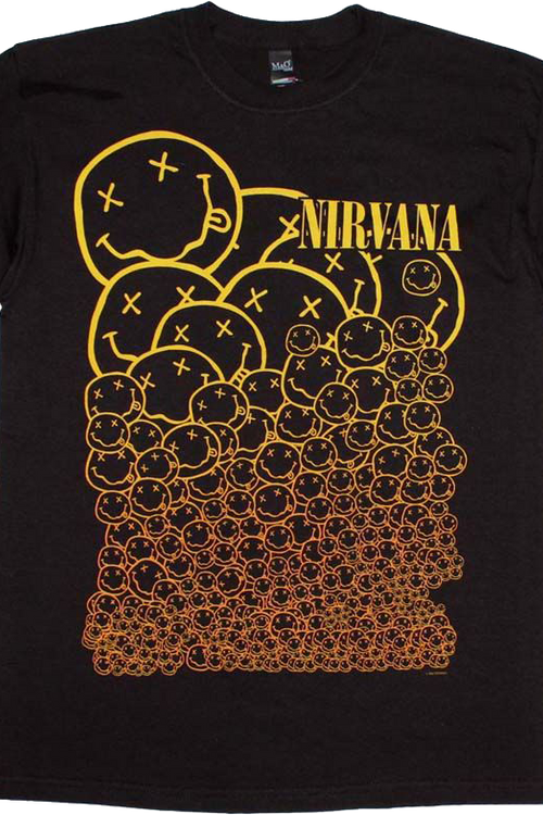 Smiley Face Logos Nirvana T-Shirtmain product image