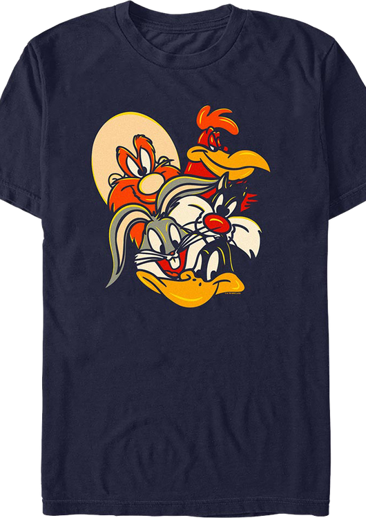 Smiling Faces Looney Tunes T-Shirt - main product image