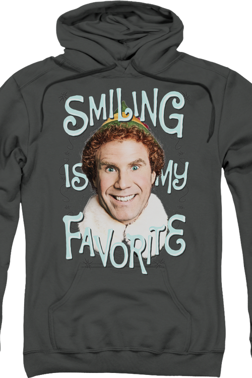 Smiling Is My Favorite Elf Hoodiemain product image