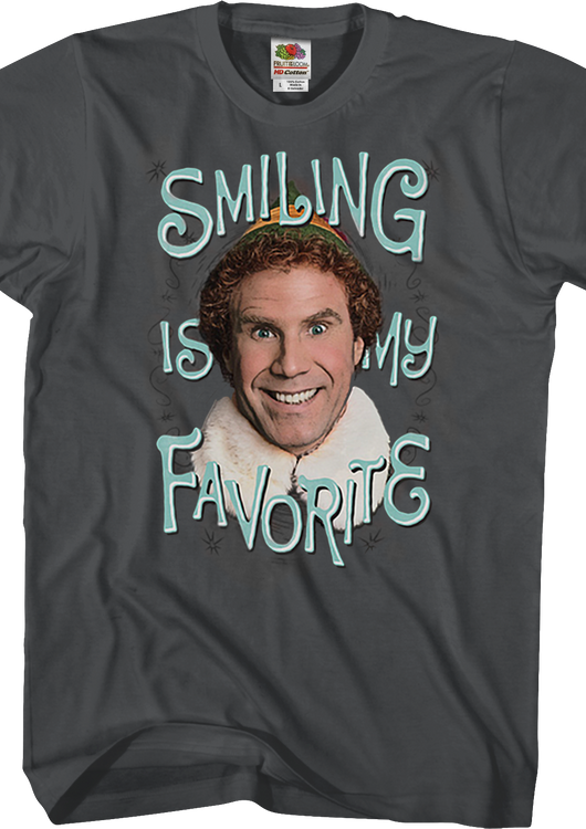 Smiling Is My Favorite Elf T-Shirt - main product image