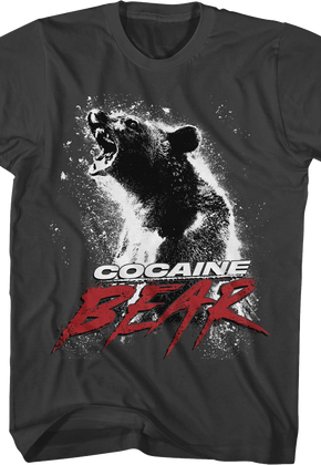 Smoke Gray Movie Poster Cocaine Bear T-Shirt