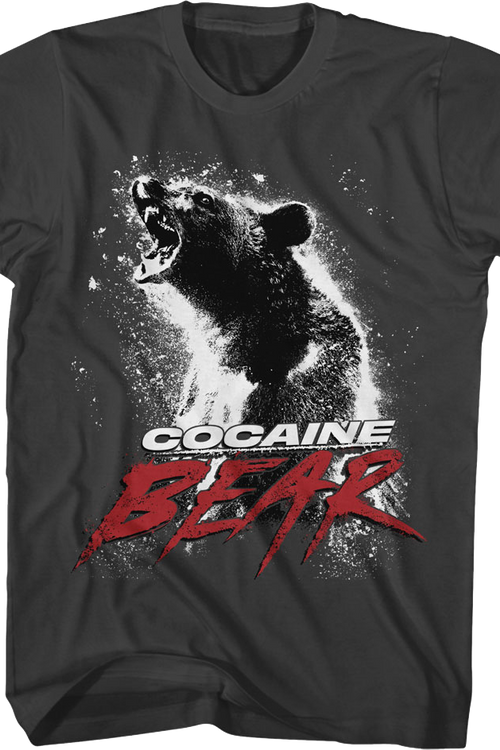 Smoke Gray Movie Poster Cocaine Bear T-Shirtmain product image