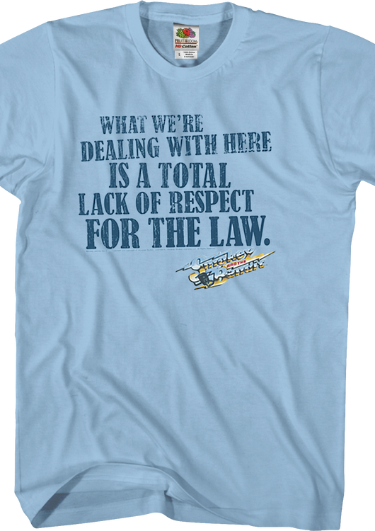 Smokey and the Bandit Respect Shirt - main product image