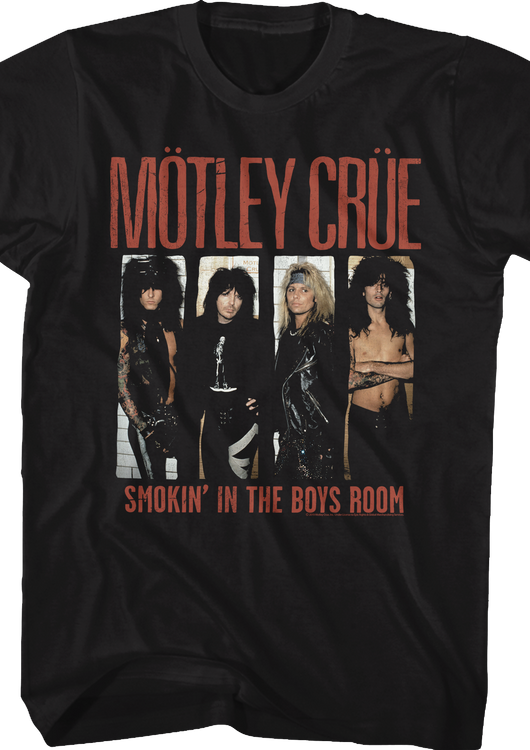 Smokin' In The Boys Room Motley Crue T-Shirt - main product image