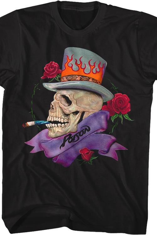 Smoking Skull Poison T-Shirtmain product image