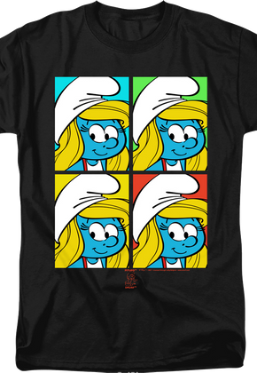 Smurfette Pop Art Smurfs T-Shirt