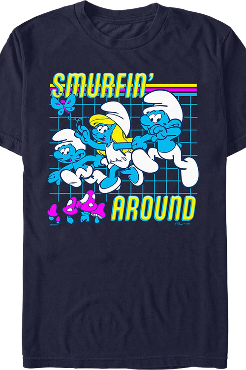 Smurfin' Around Smurfs T-Shirtmain product image