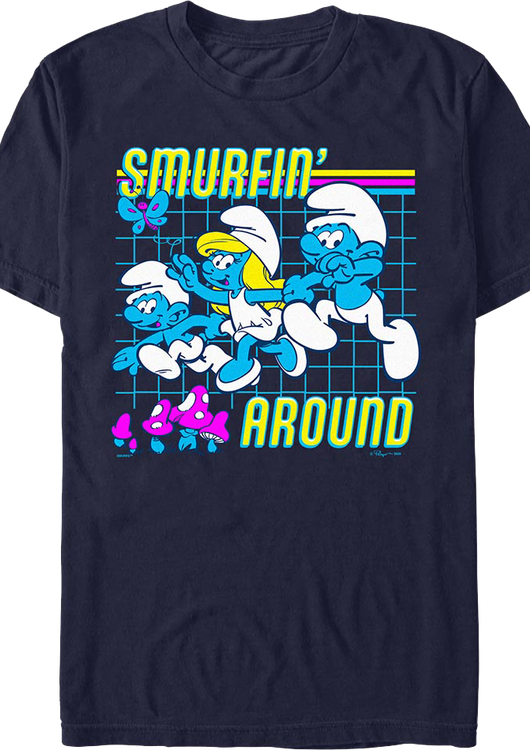 Smurfin' Around Smurfs T-Shirt - main product image