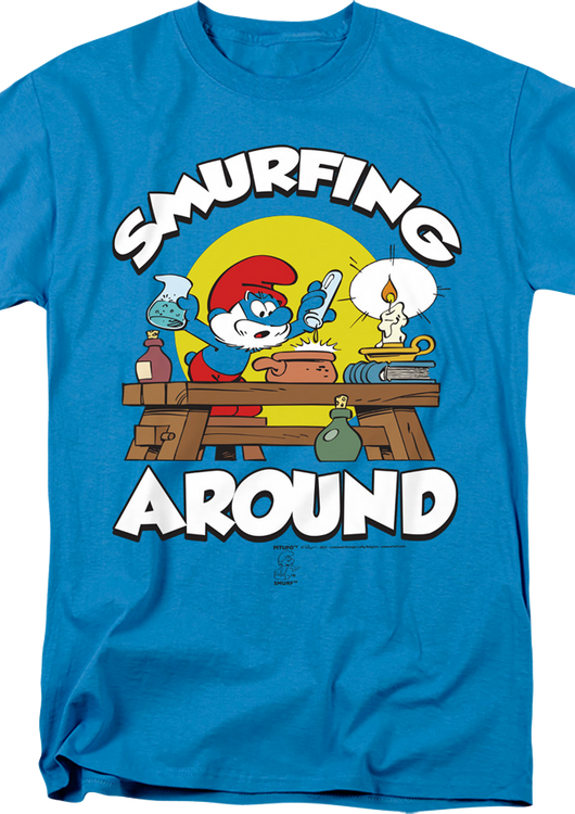 Smurfing Around Smurfs T-Shirt - main product image