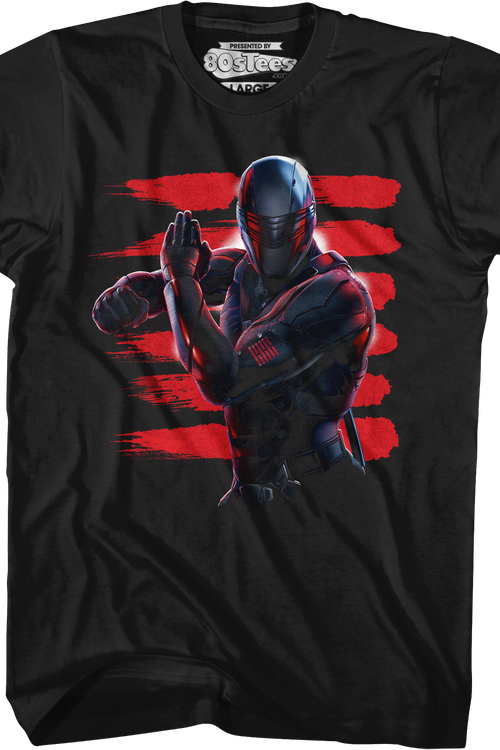 Snake Eyes Action Pose GI Joe T-Shirt - main product image