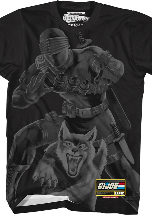 Snake Eyes and Timber GI Joe T-Shirt - main product image