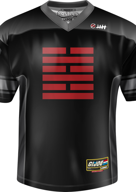 Snake Eyes Arashikage Clan GI Joe Football Jersey - main product image