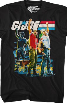 Snake Eyes, Bazooka, Shipwreck Yo Joe! GI Joe T-Shirt