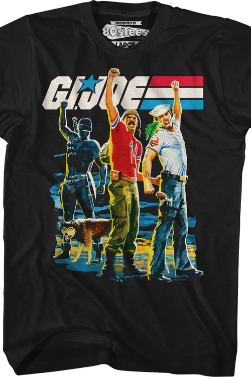 Snake Eyes, Bazooka, Shipwreck Yo Joe! GI Joe T-Shirtmain product image