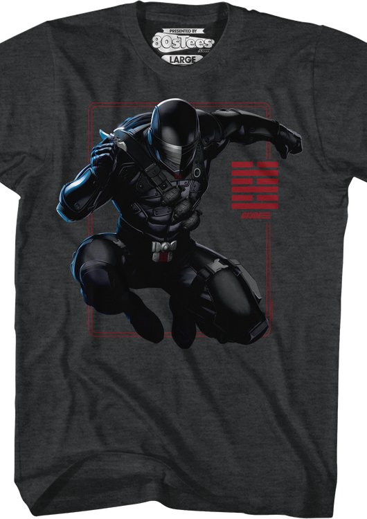 Snake Eyes Classic Pose GI Joe T-Shirt - main product image
