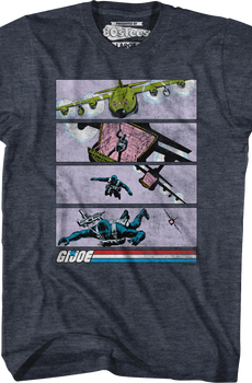 Snake Eyes Dropping In GI Joe T-Shirt