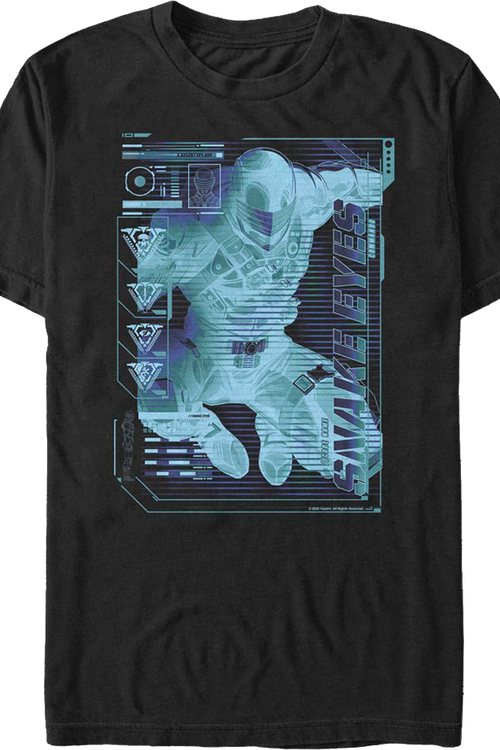Snake Eyes Schematics GI Joe T-Shirtmain product image