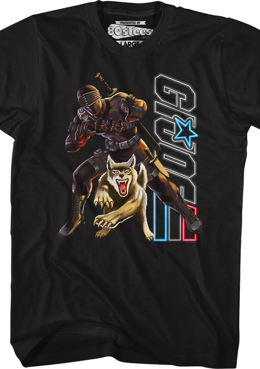 Snake Eyes & Timber Action Poses GI Joe T-Shirt - main product image