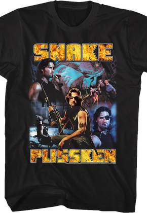 Snake Plissken Collage Escape From New York T-Shirt