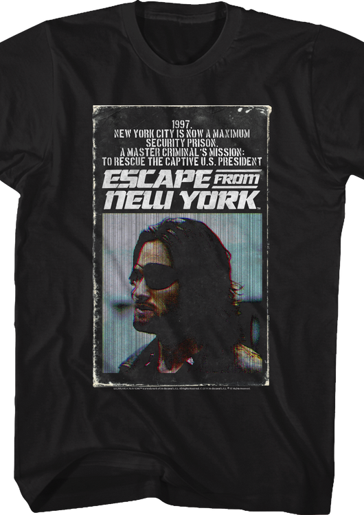 Paperback Novel Escape From New York T-Shirt - main product image