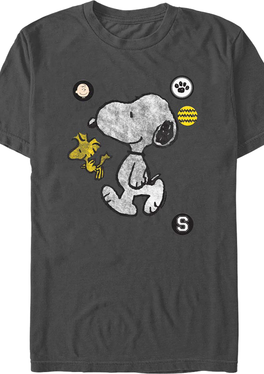 Icons Snoopy And Woodstock Peanuts T-Shirt - main product image