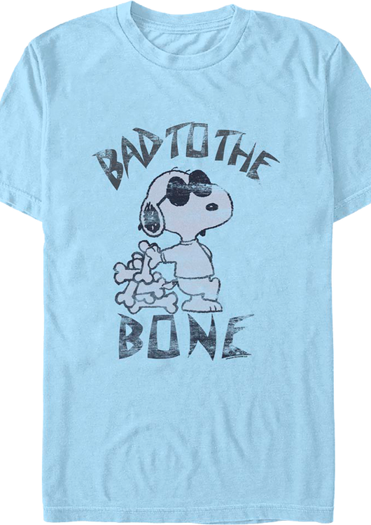 Snoopy Bad To The Bone Peanuts T-Shirt - main product image