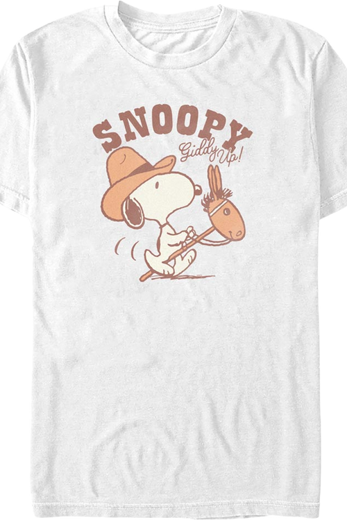 Snoopy Giddy Up Peanuts T-Shirtmain product image