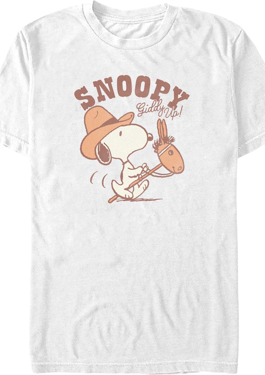 Snoopy Giddy Up Peanuts T-Shirt - main product image
