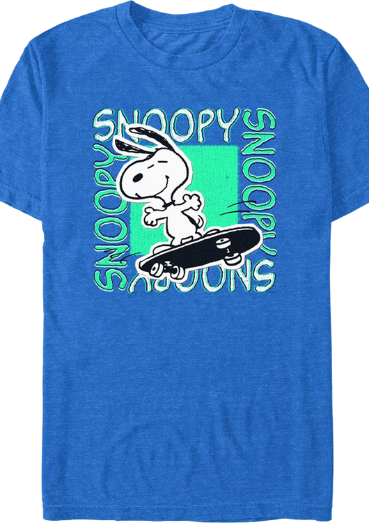 Snoopy's Skateboard Peanuts T-Shirt - main product image