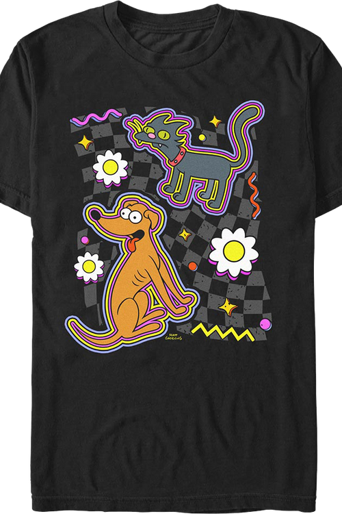 Snowball & Santa's Little Helper Simpsons T-Shirtmain product image
