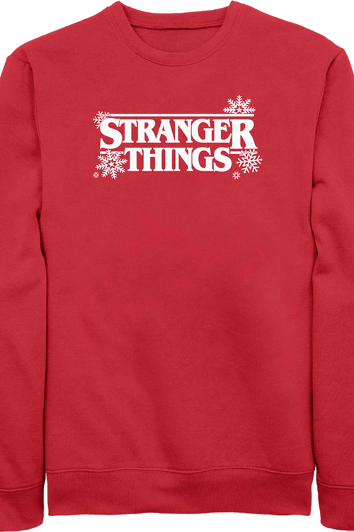 Snowflakes Stranger Things Sweatshirtmain product image