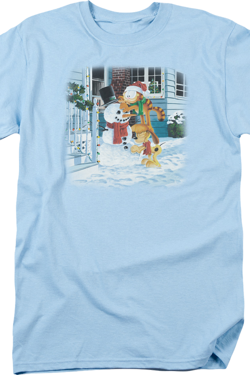 Snowman Garfield T-Shirtmain product image