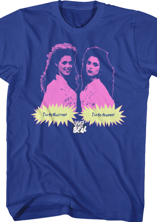 So Excited So Scared Saved By The Bell T-Shirt - main product image
