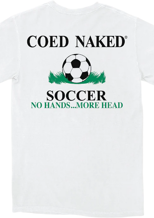 Soccer Coed Naked T-Shirt - main product image