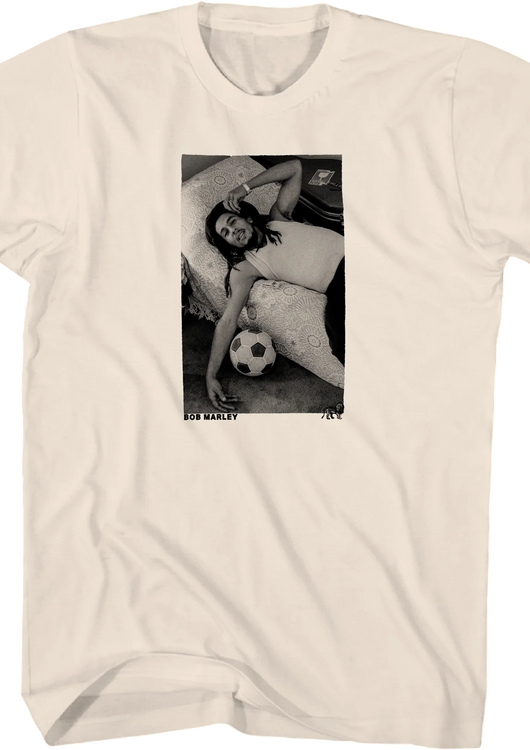 Soccer Lifestyle Bob Marley T-Shirt - main product image