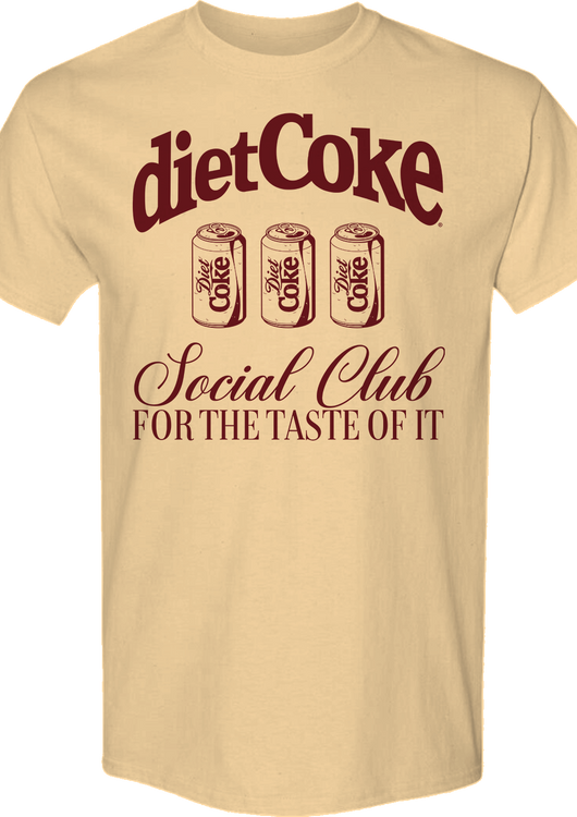 Social Club For The Taste Of It Diet Coke T-Shirt - main product image