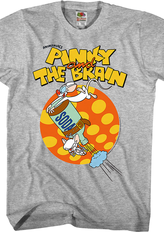 Soda Pinky And The Brain Animaniacs T-Shirt - main product image