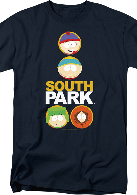 Solid Circles South Park T-Shirt - main product image