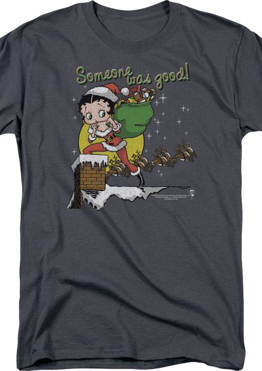 Someone Was Good Betty Boop T-Shirt - main product image
