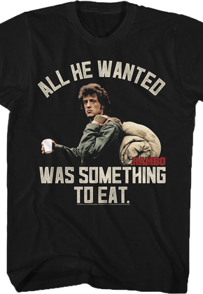 Something To Eat Rambo T-Shirt