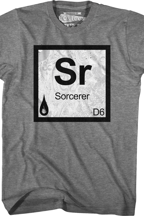 Sorcerer Element Symbol Dungeons & Dragons T-Shirtmain product image