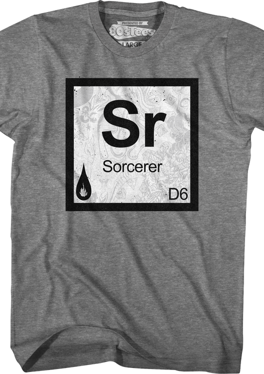 Sorcerer Element Symbol Dungeons & Dragons T-Shirt - main product image