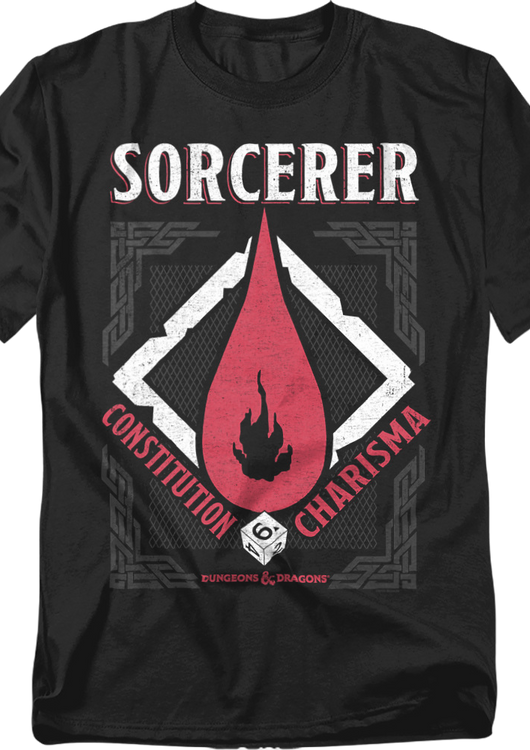 Sorcerer Logo Dungeons & Dragons T-Shirt - main product image